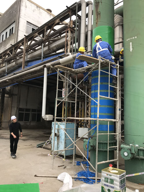 金邦博环保在中粮生化的安装一角